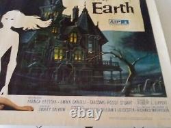 The Last Man On Earth Original Movie Poster Vincent Price 1964 Half Sheet Horror