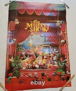 The Muppet Show Movie Poster 1978 Scandecor Muppet Characters Henson Rare GUC