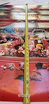 The Muppet Show Movie Poster 1978 Scandecor Muppet Characters Henson Rare GUC