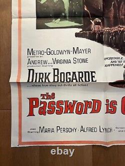 The Password is Courage 1963 Vintage Movie Poster 27 x 41 One Sheet