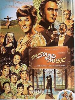 The Sound Of Music Movie Poster Art Print Julie Andrews Christopher Plummer sdcc