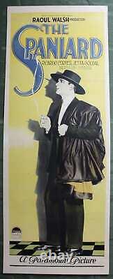 The Spaniard (1926) US Insert 14x36 Movie Poster