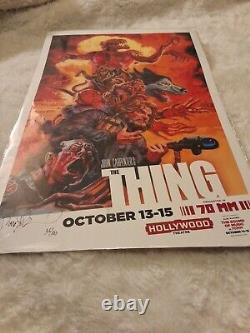 The Thing John Carpenter (1982) US One Sheet Movie Poster LB