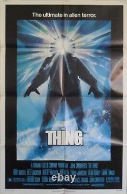 The Thing Original Movie Poster 1982 Folded in Mint Condition Beautiful Shape