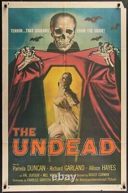 The Undead (1957) Original Movie Poster 27x41