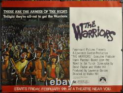 The Warriors 1979 ORIG 45X60 ROLLED SUBWAY MOVIE POSTER MICHAEL BECK JAMES REMAR