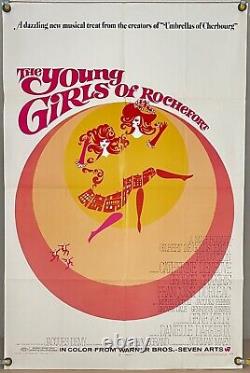 The Young Girls Of Rochefort Ff Original One Sheet Movie Poster Gene Kelly 1968