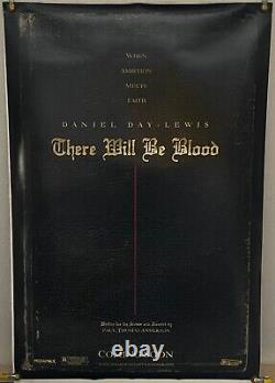 There Will Be Blood Ds Rolled Original One Sheet Movie Poster Paul Dano (2007)