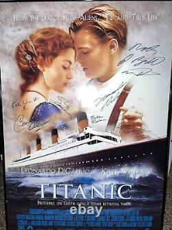 Titanic. Rare. Autographed Genuine Movie Poster. Movie Collector Must Have