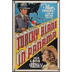 Torchy Blane in Panama (1938) Original One-Sheet Mystery Movie Poster 27x41 RARE