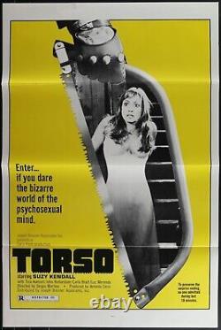 Torso (1973) Original Movie Poster Folded 27x41 EM8-510