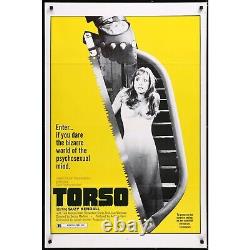 Torso 1973 Original Theatrical Tri-Folded ship rolled Movie Poster 27 x 41