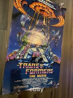 Transformers original one sheet movie poster 1986 Rolled