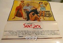 USA 1979 Movie Poster SAINT JACK 40' X27''1SH Original Folded CENSORS PASSED