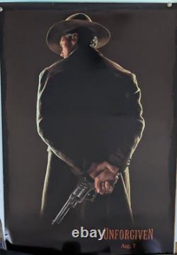 Unforgiven (1992) Original Advance Movie Poster Rolled Double-Sided NewithMint