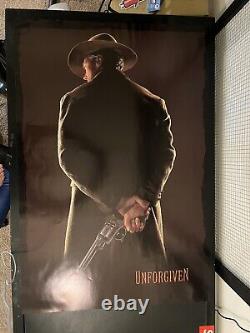 Unforgiven (1992) Original Advance & Released Movie Poster Clint Eastwood Rolled