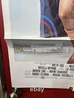 VALLEY GIRL Original Movie Poster (1983) Nick Cage (NOT A REPRINT) 27x40