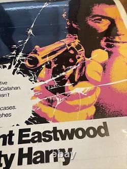VTG 1971 CLINT EASTWOOD in DIRTY HARRY #71/349 26.5x40H MOVIE POSTER