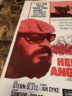 Vintage Hells Angels Movie Poster 1967 On Wheels,'69, Angels from Hell (Double)