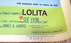 Vintage Lolita 1962 Movie Poster James Mason Shelley Winters Hollywood Posters