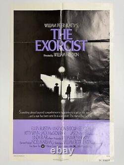 Vintage Original 1974 Horror The Exorcist 27x40 Movie Poster One Sheet