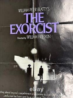 Vintage Original 1974 Horror The Exorcist 27x40 Movie Poster One Sheet