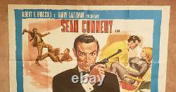 Vintage Original JAMES BOND 007 GOLDFINGER Movie Poster 1sh Film Connery art