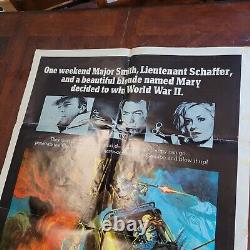 WHERE EAGLES DARE Movie POSTER 27x41 Clint Eastwood Richard Burton Mary Ure Org