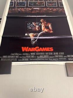 Wargames Original Rolled 27x41 Movie Poster 1983 Matthew Broadrick