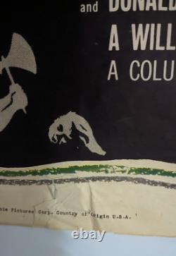 William Castle 13 Ghosts RARE ILLUSION-O 1sh Original Vintage Movie Poster