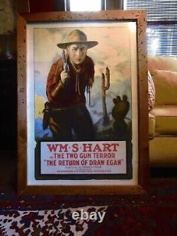William S. Hart Original One Sheet Movie Poster