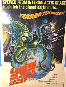 YOG. MONSTER FROM? SPACE! Original 1971 Science fiction Movie Poster! Supersize