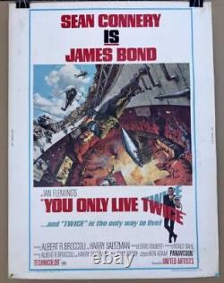 You Only Live Twice Original 1967 Movie Poster Style A 30x40 James Bond 007