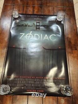 ZODIAC Original One Sheet Movie Poster Pristine Condition, Never Displayed